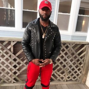 Stunningly Studded Genuine leather biker jacket